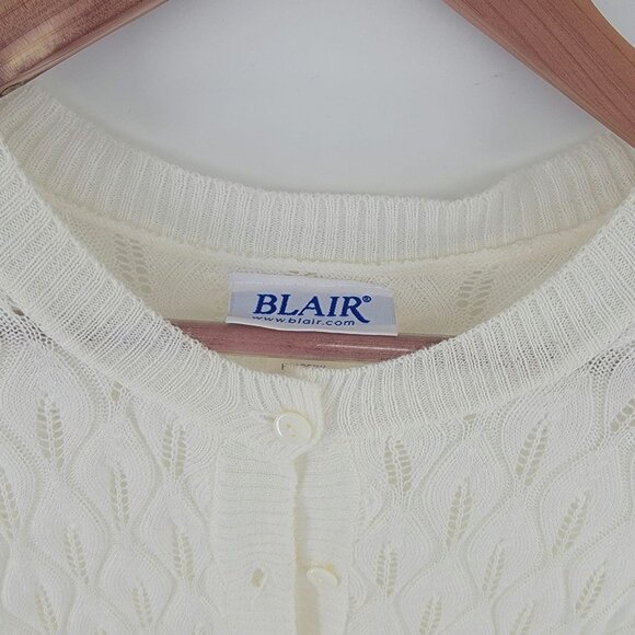 Blair Women's Sweater 100% Acrylic Cream XL - Picture 3 of 4